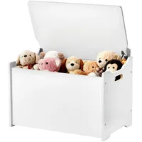 Vevor Aufbewahrungsbank 59,7 x 36,8 x 54,5 cm 1-tlg. weiß