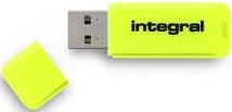 INTEGRAL USB-Stick 2.0 16GB Neon gelb