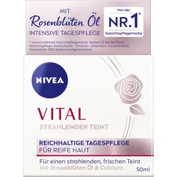 NIVEA Vital Strahlender Teint Reichhaltige Tagespflege Reife Haut
