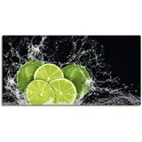 ARTland Wandbild »Limone mit Spritzwasser«, Obst Bilder, (1 St.), als Leinwandbild, Poster, Wandaufkleber in verschied. Größen