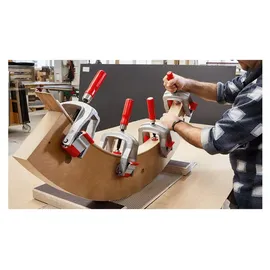 Bessey Kantenzwinge Holz/Kunststoff/Stahl/Zink 10-40 mm rot/silber