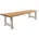 Home Affaire Esstisch »Tristan«, massive Balkeneiche geölt mit Baumkante, in natur oder white wash, beige