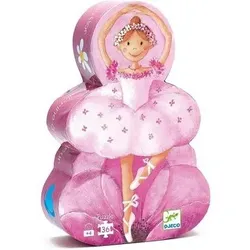 DJECO DJ07227 Formen Puzzle: The Ballerina with the flower - 36 Stk.