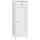 VASAGLE Badschrank BBC43WT weiß 32,0 x 30,0 x 87,0 cm