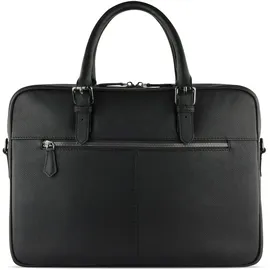 Bugatti Bella Aktentasche Leder 38 cm Laptopfach schwarz