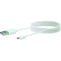 Schwaiger Micro-USB 2,0 2 m Weiß