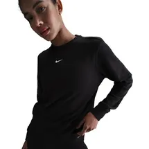 Nike One Dri-FIT Crewneck Sweatshirt Damen 010 black/cool grey/white S