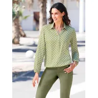 Inspirationen Druckbluse beige 36