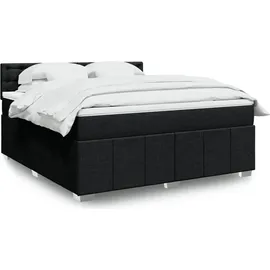 vidaXL Boxspringbett 180 x 200 cm Schwarz