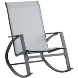 Mobili Rebecca Rebecca Schaukelliege 104 x 94 x 60 cm Hellgrau