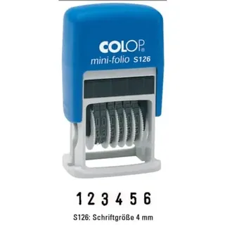 Colop Stempel, Stempel Mini-Folio S126