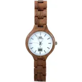 trend news europe Meister Anker Herren Funkuhr Holz dunkel Automatik Armbanduhr Quarz