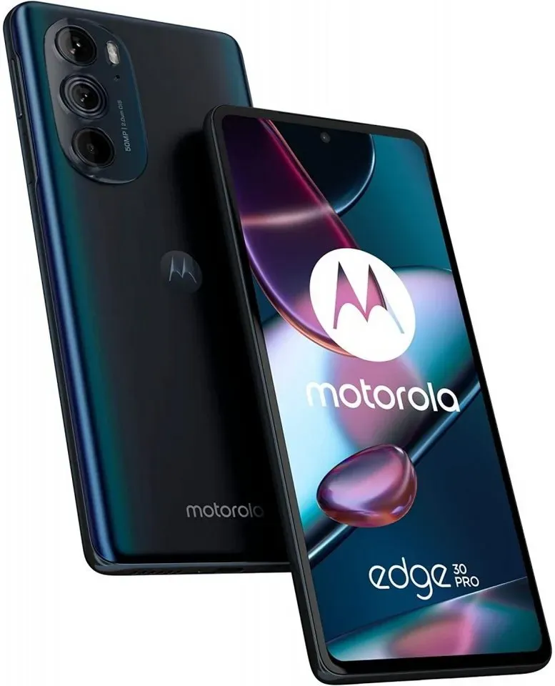 Motorola XT2201-1 Edge 30 Pro 5G 256 GB / 12 GB - Smartphone - cosmos blue Smartphone (6,7 Zoll, 256 GB Speicherplatz) blau