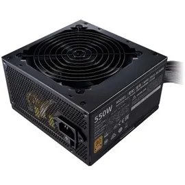 Cooler Master MWE 550 Bronze 230V V2, PC-Netzteil (EU-Stecker), 80 PLUS Bronze, temperaturempfindlichen HDB-Lüfter, DC-DC + LLC-Schaltung mit + 12V-Schiene, nicht modular