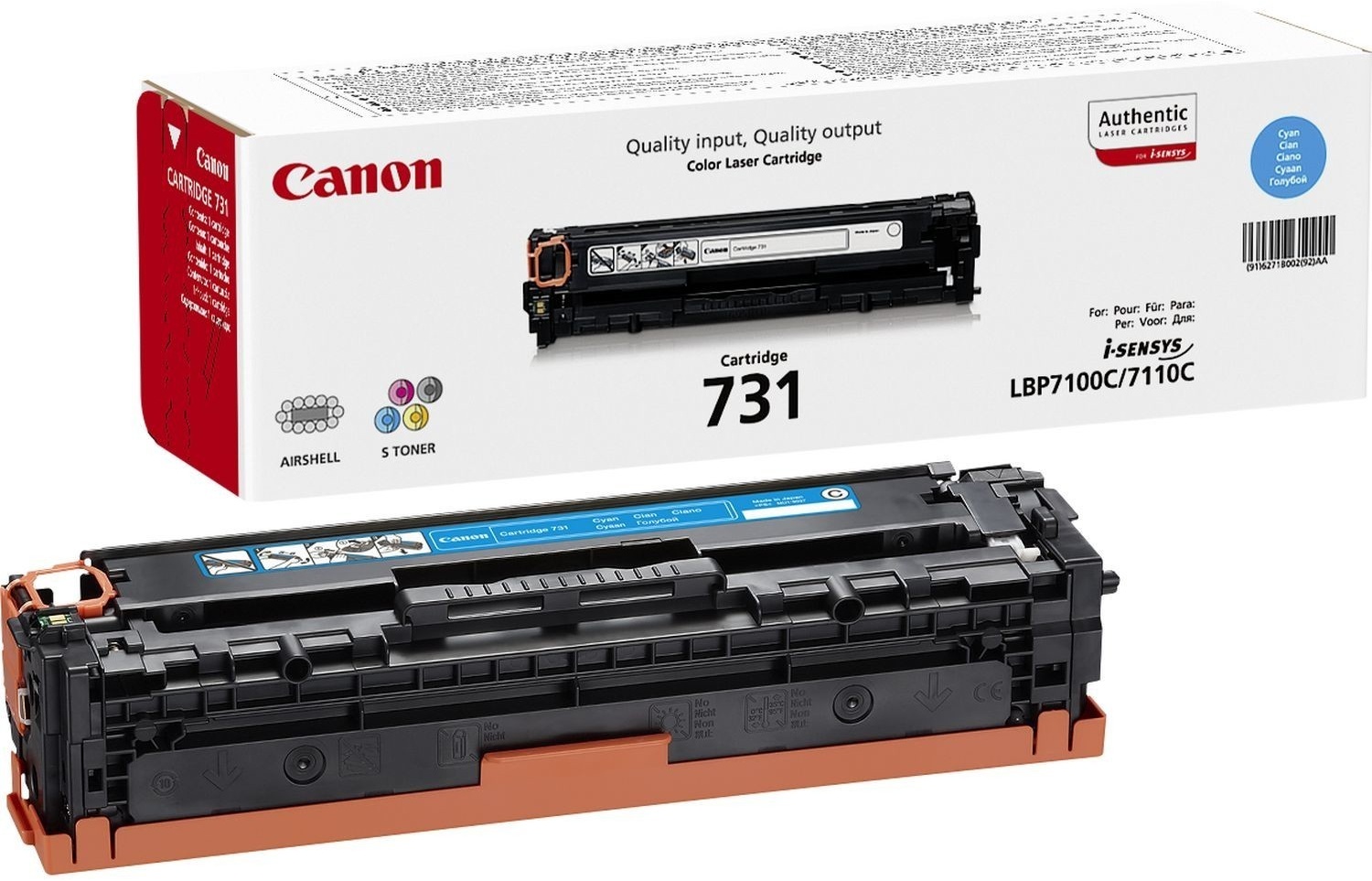 6271b002 731c toner cyan