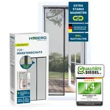 Hoberg Insektenschutzvorhang 100 x 210 cm Schwarz