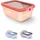 Emsa Frischhaltedose rechteckig orange 15,95 cm x 21,73 cm x 9,44 cm 1,5 l