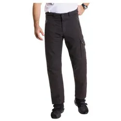 T-2207 Herren Motorrad Cargo-Hosen schwarz, 50