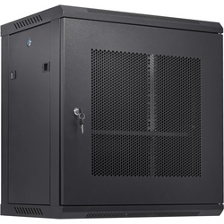 VEVOR 12U Netzwerk-Serverschrank zur Wandmontage, 15,5'' tief, Server-Rack-Schrankgehäuse, max. 200 lbs. Bodenmontierte Ladekapazität, mit abschließbaren Türseitenwänden, für IT-Geräte, A/V-Geräte