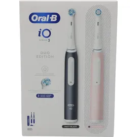Oral-B iO Series 3n Matt Black/Blush Pink + Reiseetui mit 2. Handstück