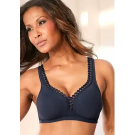 petite fleur by lascana Soft-BH 75D Blau/Weiß