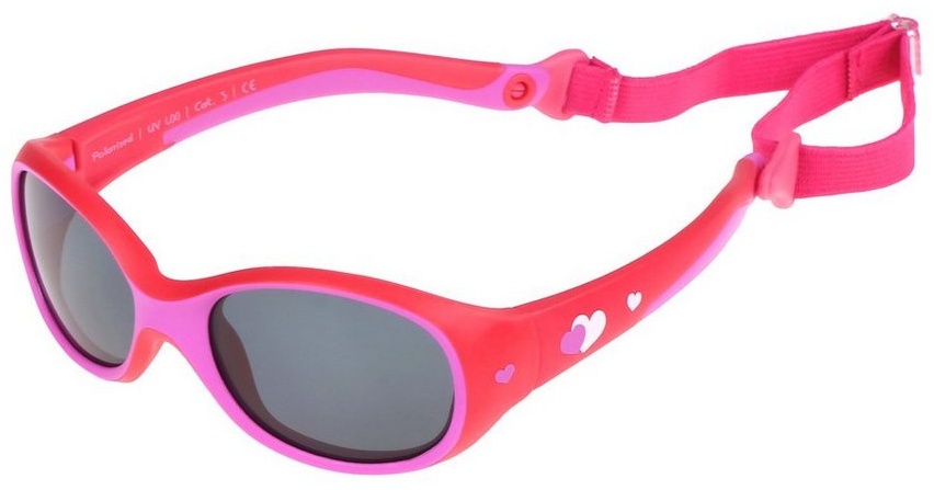 ActiveSol SUNGLASSES Sonnenbrille Kinder Sonnenbrille Kids, 2-6 Jahre, UV-Schutz, polarisiert Flexibel & Unzerstörbar, Lotuseffekt rot