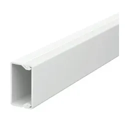 OBO 6026354 Wand- und Deckenkanal mit Bodenlochung, gedeckelt 20x35x2000 Polyvinylchlorid lichtgrau RAL 7035 WDK20035LGR - 32 Meter