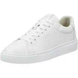 Sneaker GANT "Mc Julien", Herren, Gr. 46, weiß, Leder, unifarben, casual,elegant,klassisch, Schuhe, Retro Sneaker, Cupsole-Sneaker mit Lederdecksohle
