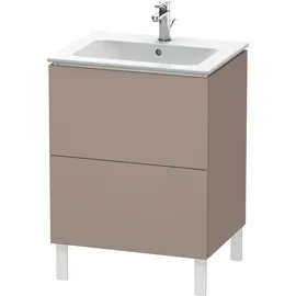 Duravit Waschtischunterschrank 2 Auszüge 62 x 70,4 x 48,1 cm Grau Matt