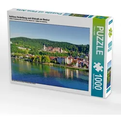 Schloss Heidelberg und Altstadt am Neckar (Puzzle)