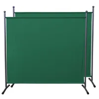Quick Star Paravent 2 Stück grün 178 x 180