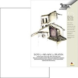 Folia Aquarellblock SCHULE 3-Seiten verleimt DIN A4 10 Blatt,