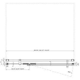 Ravak Cool Duschtür 100 x 195 cm X0VVAC300Z1