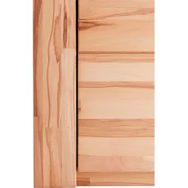 vogl möbelfabrik Vitrine in 2 versch. Breiten, mit viel Stauraum, teilmassiv, beige