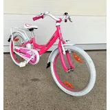 Rezzak 20 Zoll Fahrrad Mädchen Rad mit Rücktrittbremse Pink Neu 082