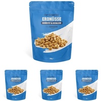 by Amazon Erdnüsse geröstet & gesalzen, 500g (1er-Pack) (Packung mit 4)