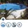 Planet Pool Stahlwandpool Set rund Brasilia 300 x 120 cm blau-weiß