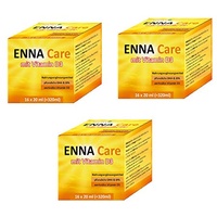 3er Set ENNA Care® Öl mit VITAMIN D3, DHA+EPA - 3x (16 x 20 ml) - Omega 3 Öl