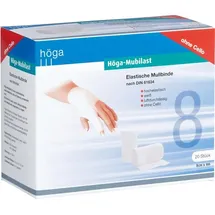HÖGA-PHARM G.Höcherl HÖGA MUBILAST Fixierbinde 8 cmx4 m o.Cellophan 20 St