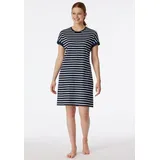 SCHIESSER Nachthemd Casual Essentials in nachtblau | Gr.: 50
