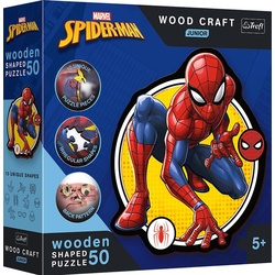 Trefl Holz Puzzle Sonderform 50 - Spiderman (50 Teile)
