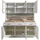 WIHO KÜCHEN Küchenbuffet Linz 150 x 50 x 180 cm Weiß