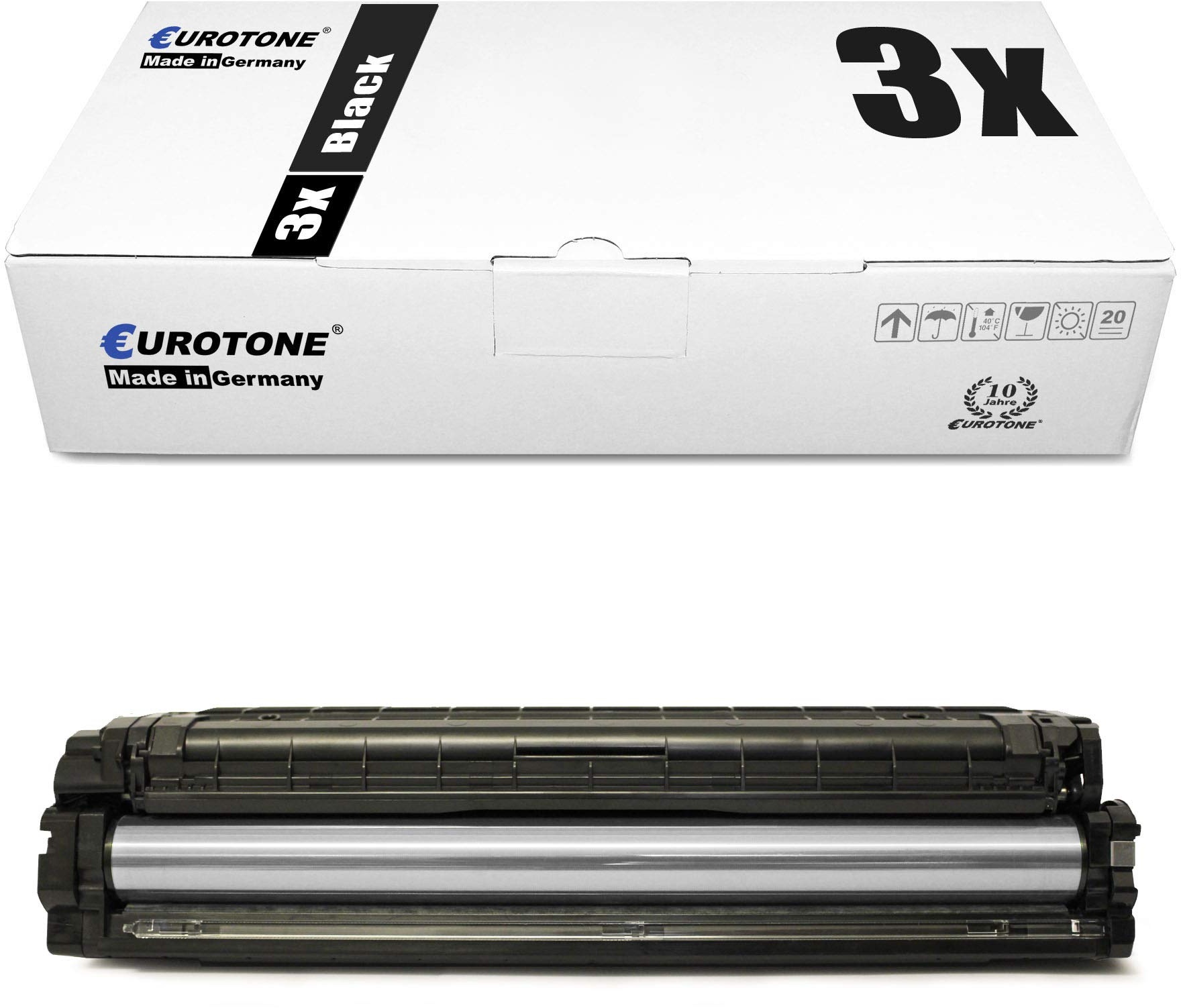 3X Eurotone Toner für Samsung ProXpress C 3010 3060 ND FR Premium line ersetzt CLT-K503L CLT-K503L/ELS Black