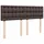 vidaXL Boxspringbett 140 x 200 cm Dunkelbraun