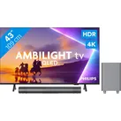 Philips Ambilight 43 Zoll PUS8500 QLED 4K (2025) + Philips TAB6100