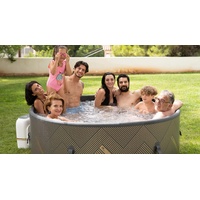 MSpa aufblasbarer Whirlpool 2024 Mono für 8 Personen XXL NEU F-MO082W | Indoor Outdoor Pool | APP | UVC OZON | 144 Luftdüsen