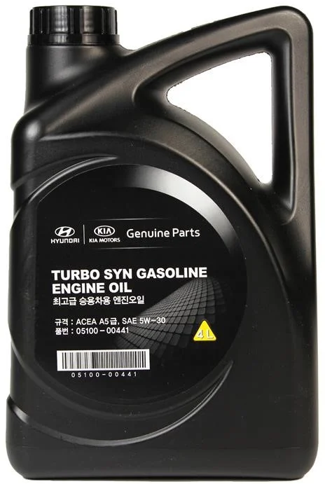 5W-30 Turbo Syn Gasoline Original Hyundai Kia Motoröl für Benziner 4 Liter