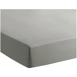Traumschlaf Spannbettlaken Jersey-Elasthan 180 x 200 - 200 x 200 cm grau