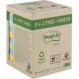 Post-it Haftnotiz Recycling Notes 76x76mm sort. 654RCP10