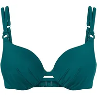 Triumph Bikini-Top Damen Blau/Grün 44 Cup B